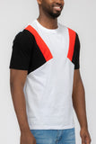 Color Block Short Sleeve Tshirt