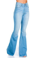 Logan Bell Bottom Jean in Light Wash Made In: USA