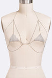 Crystal Mesh Iconic Bra Top Body Chain