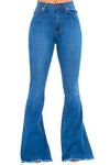 Bell Bottom Jean in Medium Blue Made in the USA