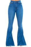 Bell Bottom Jean in Medium Blue Made in the USA