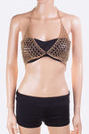 Iconic Mesh Metal Bra Chain