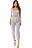 2PC SET CROP TOP WITH PANT