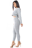 2PC SET SWEATER PANT SUITS