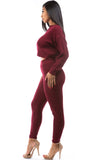 2PC SET SWEATER PANT SUITS