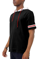 SHORT SLEEVE HOODED SHIRT