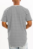 STRIPED ELONGATED TSHIRT