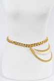 Pearl Accent Layer Chain Belt