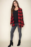 Checkered Elbow Patch Cardigan