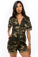 CAMOFLAGE ROMPER