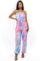 SEXY TIE DRY JUMPSUIT