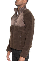 FULL ZIP SHERPA FLEECE JACKET