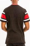 COTTON THREE STRIPE TSHIRT