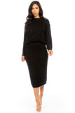 2PC SET SWEATER DRESS SUITS