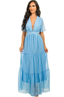 SEXY CHIFFON MAXI DRESS