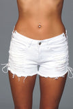 Looped In Distressed Shorts