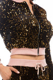 SEXY SEQUIN TWO PIECE PANT SET