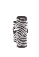 SINFUL HIGH PLATFORM PATTERNED DIAMANTE SLIDES