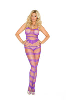 Elegant Moments Strappy Bodystocking With Open Crotch