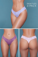 Mila Thong 3 Pack