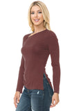 Womens Knit Long Sleeve TOP