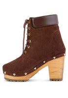 MAAYA Handcrafted Collared Suede Boot