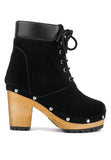 MAAYA Handcrafted Collared Suede Boot