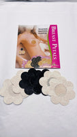 BS2006 Beige color nipple cover petals