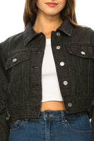 Women's Washed Denim Jacket