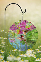 Multi Color Hummingbirds Spring Wind Spinner