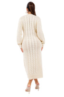 LONG MAXI SWEATER DRESS