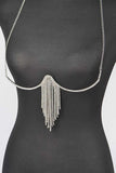 Fringe Rhinestone Iconic Bra Chain