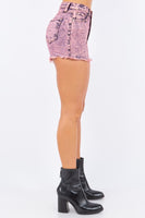 Denim Short in Mineral Pink Made In: USA