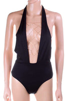 Iconic Chain Net Halter Bra Chain