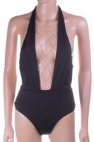 Iconic Chain Net Halter Bra Chain