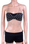 Fringe Fishnet Iconic Bra Chain