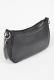 Vegan Leather Convertible Studded Shoulder Bag