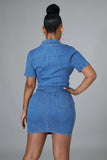 SEXY FASHION DENIM DRESS