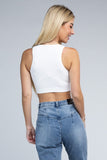 Ribbed Cropped Tank Top