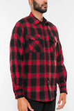 FULL PLAID CHECKERED FLANNEL LONG SLEEVE