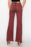 PLUS SIZE - HIGH RISE FLARED LEG JEANS