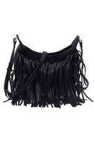 Fringe Hobo Crossbody Bag