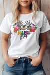 Mardi Gras Skeleton Hands Graphic Tee