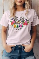 Mardi Gras Skeleton Hands Graphic Tee