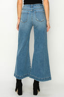 HIGH RISE CROP PALAZZO JEANS