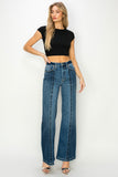 HIGH RISE RELAXED FLARE JEANS