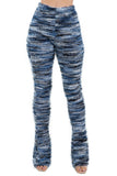 WOMEN COMFY FLUFFY KNIT LEGGINGSWEAT PANTS