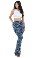 WOMEN COMFY FLUFFY KNIT LEGGINGSWEAT PANTS