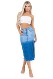 FASHION DENIM LONG SKIRTS