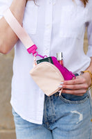 Clippable Dual Pouch Wristlet